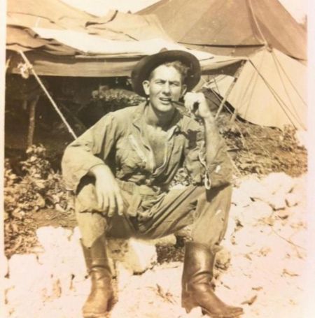 Ryan kattner late grandfather has fought in World War 2.